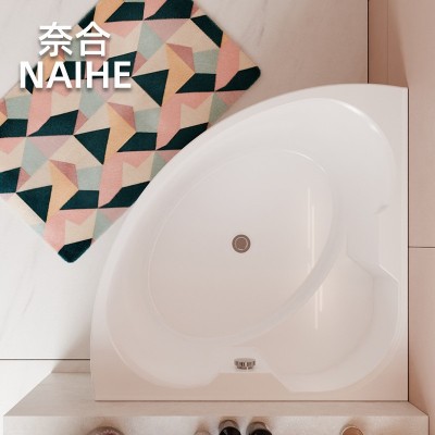 奈合亚克力浴缸扇形三角形佛山厂家定制大货批发图4