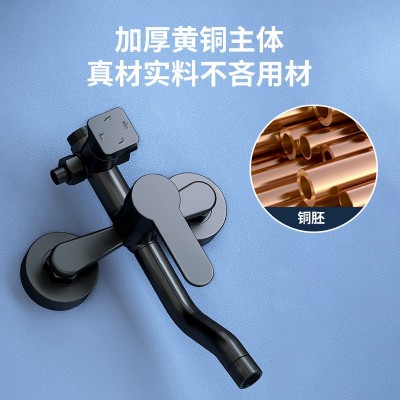 淋浴花洒铜套装家用增压卫浴喷头洗澡厨房一件包邮包邮一件起批图3
