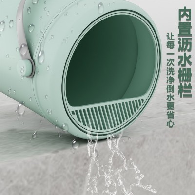 爆款迷你折叠洗衣机小型蓝光杀菌可脱水豪华版高功率电源线防生洗图2