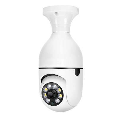 A6无线WiFi摄像机E27灯泡摄像头360度室内高清夜视安防监控图1