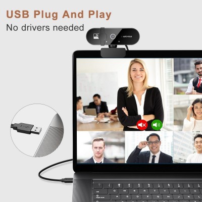 跨境爆款笔记本摄像头网课视频直播自动对焦4K摄像头usb 摄像头2K图4