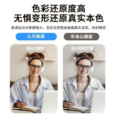 跨境爆款笔记本摄像头网课视频直播自动对焦4K摄像头usb摄像头2K图4
