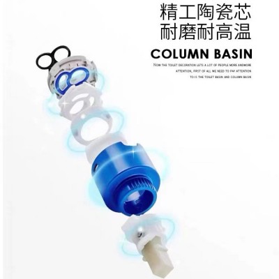 不锈钢家用面盆冷热水龙头卫生间洗手盆洗脸池台盆浴室柜外贸龙头图2
