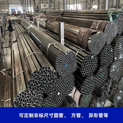 Q195铁管非标尺寸家具厂铁管五金厂圆管薄壁小口径黑退家具管焊接图2