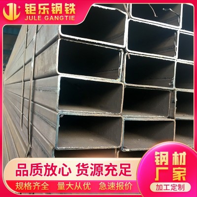 厂家外贸大口径厚壁方管建筑钢材工程用方钢管黑色方矩管折弯切割图2