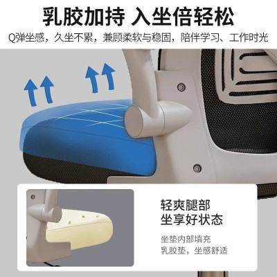 电脑椅子家用舒适久坐靠背椅宿舍书桌学习办公电竞椅人体工学椅子图4