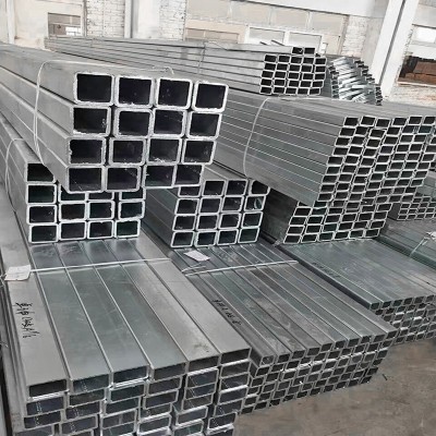 东莞现货热镀锌方管60*60建筑幕墙用100*100*3.5方通 黑铁方管6米图4