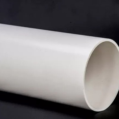 PVC给水管 110大口径聚乙烯塑料pvc-u供水管材 白色pvc上水管现货