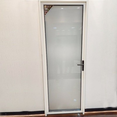 源头厂家铝合金平开门简易门生产加工定制卫生间钢化玻璃门阳台商图5