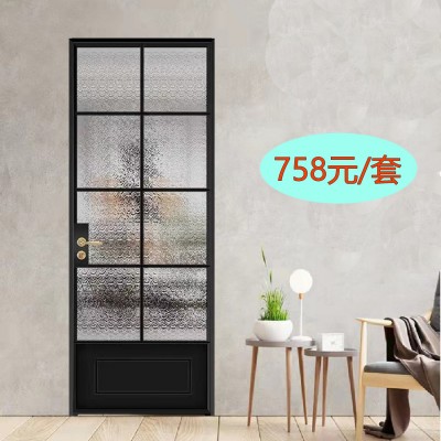 钛镁合金法式平开门工厂厨房平开玻璃门高端卫生间平开门厕所门图4