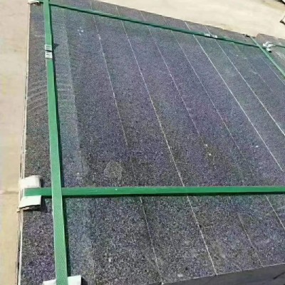 章丘黑石材 火烧板鲁灰地铺石花岗岩石材广场板大理石楼梯踏步板图4
