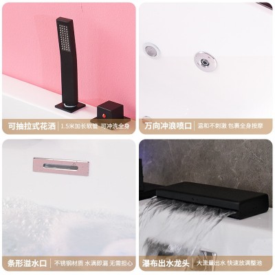 独立式可移动一体无缝加深小户型亚克力酒店民宿家用商用保温浴缸图4