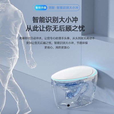 正品方米智能马桶家用创意蛋形一体式即热全自动翻盖泡沫盾坐便器图4