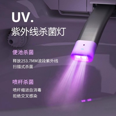 智能马桶大尺寸大座圈一体即热式全自动无水压限制电动家用坐便器图4