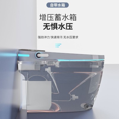墙排侧排后排智能马桶全自动即热式无水压限制墙排式一体式坐便器图2