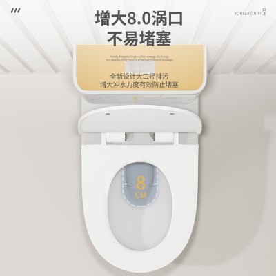 外贸跨境轻奢大理石纹金线抽水马桶家用虹吸大口径创意陶瓷坐便器图4