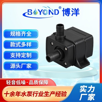 跨境DC12V5W水泵电脑水冷散热循环直流无刷太阳能USB水泵水培种菜图1