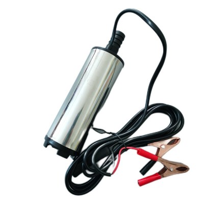 厂家批发51mm微型抽水泵抽油泵12V24V便携式直流不锈 钢潜水加油泵图5
