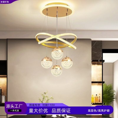 新款餐厅吊灯吧台饭厅餐桌客厅主卧室餐吊灯现代高级轻奢风中山