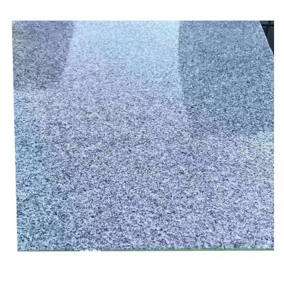 芝麻灰火烧板花岗岩石材建筑市政工程荔枝面工程板鲁灰山东灰麻图4