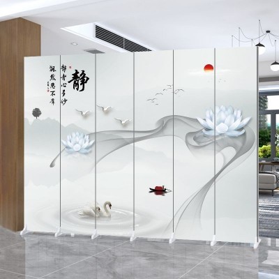 北欧屏风隔断墙简约现代客厅折叠移动卧室遮挡办公室酒店简易折屏