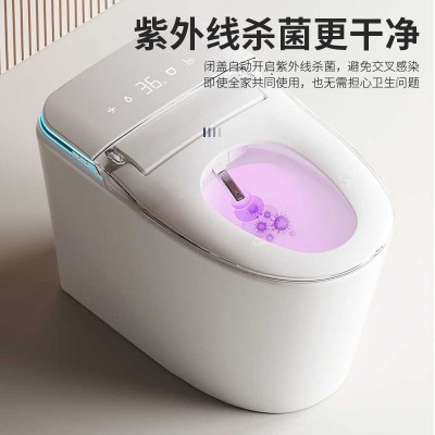 自动翻盖翻圈双洁净冲刷智能AI语音交互家用智能马桶紫外线杀菌图4
