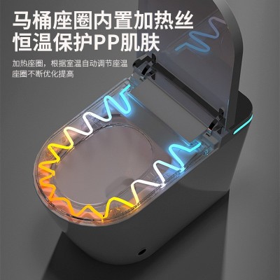 2025款紫外线杀菌智能马桶虹吸一体式泡沫盾无水压限制坐便器批发图2