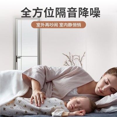 卫生间门厨房门厕所门洗手间门阳台门钛镁铝合金钢化玻璃门定作厂图3