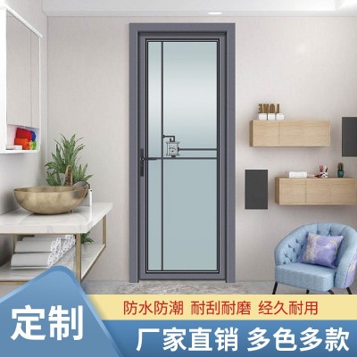 室内门现货包邮玻璃卫生间门厕所门一整套浴室洗手间门厨房门定作图3
