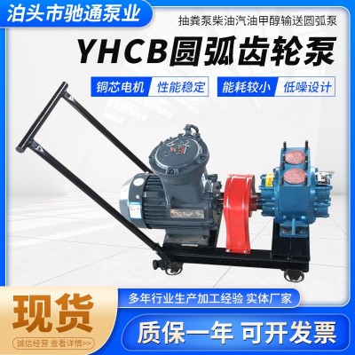 厂家供应YHCB圆弧齿轮油泵 汽油卸车泵抽粪用圆弧不锈钢齿轮泵图4