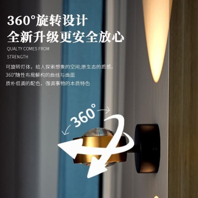 后现代设计师轻奢极简卧室壁灯酒店床头餐厅过道走廊楼梯创意壁灯图2