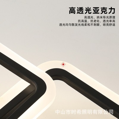 跨境专供 led轻奢餐厅吊灯北欧卧室客厅灯高级感大厅主灯家装图4