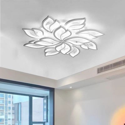厂家直发现货客厅吸顶灯led三色光 时希灯饰吸顶灯客厅灯简约卧室图2