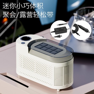 小型制冰机家用宿舍桌面迷你小露营车载全自动便携方块冰制造机图2
