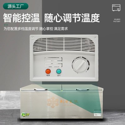 钢制冰柜定做 商用家用冷藏冷冻两用单/双温冷柜铜管不锈钢速冻柜图3