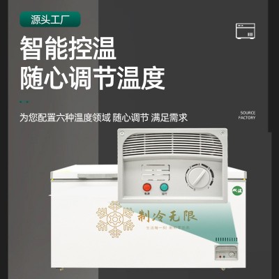 卧式冷柜商用冰箱冷冻柜卧式冷柜两用双温保鲜速冻冷柜卧式冰柜