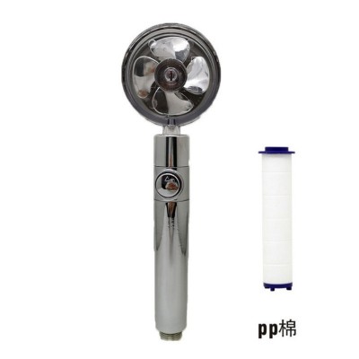 小蛮腰增压带过滤花洒喷头螺旋桨涡轮大压力洗澡手持淋浴头热水器图5