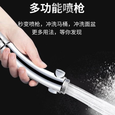 增压花洒喷头淋浴家用浴室热水器洗澡加压淋雨沐浴莲蓬头浴霸套装图4