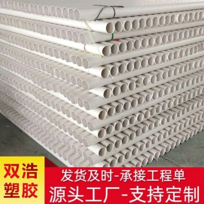 PVC排水管下水道管 UPVC大口径排污管400 PVC排水 排污管110厂家图1