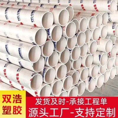 PVC排水管埋地排污管建筑工程雨水管PVC-U给水管塑料排水管厂家图1