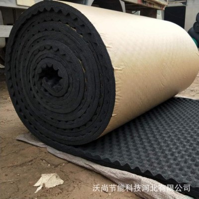 厂家批发橡塑保温板铝箔自粘隔音橡塑板屋顶家用隔热保温橡塑板图3