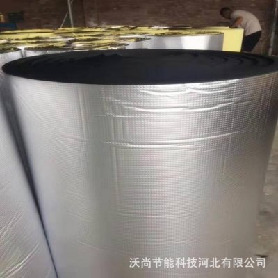 厂家批发橡塑保温板铝箔自粘隔音橡塑板屋顶家用隔热保温橡塑板图1