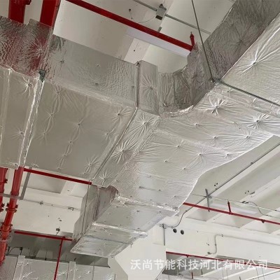 消防排烟玻璃棉板贴面铝箔玻璃纤维棉极限耐火管道玻璃棉防火包裹图3