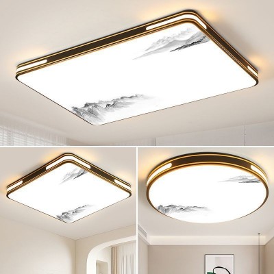 中山灯具全光谱客厅主灯新款新中式led吸顶灯现代简约套餐工厂图4