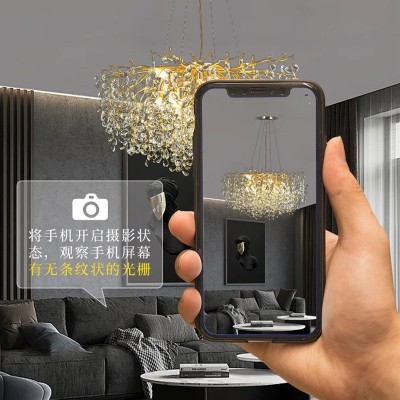 外贸水晶吊灯高档创意枝形吊线灯设计师款卧室轻奢法式吊灯跨境图4
