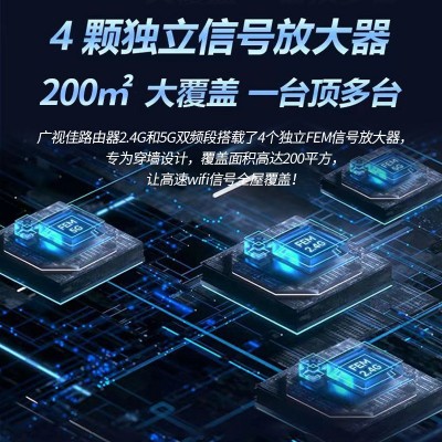 双频千兆路由器家用WiFi无线网全千兆端口无线组网路由器工厂批发图3