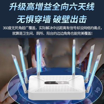 双频千兆路由器家用WiFi无线网全千兆端口无线组网路由器工厂批发图4