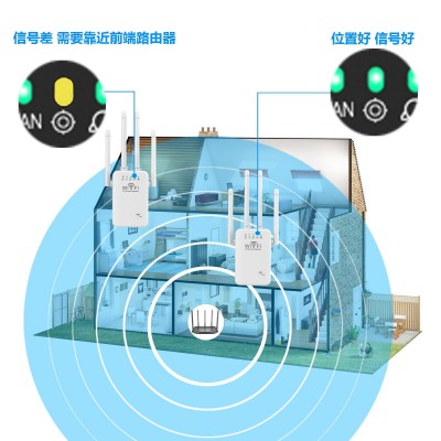 无线中继器路由wifi信号放大器300M网络扩大增强器新款厂家现货图4