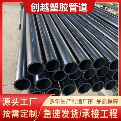 PE给水管材管件75 90 100 200PE800农田灌溉拖拉实 壁管厂家现货图3