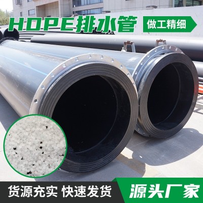 厂家直销pe排水管可做国标产品足米足厚pe灌溉管市政工程专用管材图3